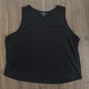 Zobha Black Animal Print Sleeveless Active Tank Top XL